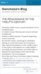 Mobile Screenshot of ownchoice.wordpress.com