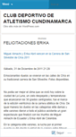 Mobile Screenshot of clubatletismocundinamarca.wordpress.com