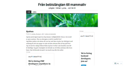 Desktop Screenshot of bebislangtan.wordpress.com