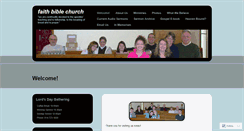 Desktop Screenshot of faithbiblechurchofwarren.wordpress.com