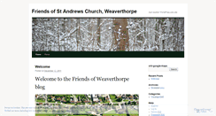 Desktop Screenshot of friendsofstandrewsweaverthorpe.wordpress.com