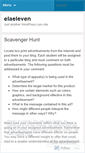 Mobile Screenshot of elaeleven.wordpress.com