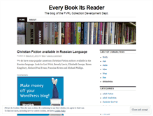 Tablet Screenshot of everybook.wordpress.com