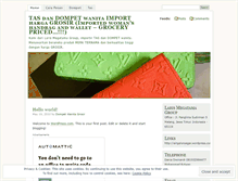 Tablet Screenshot of dompetwanitagrosir.wordpress.com