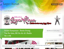 Tablet Screenshot of loperkoran.wordpress.com