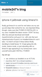 Mobile Screenshot of mobile247.wordpress.com