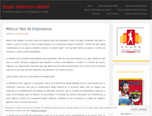 Tablet Screenshot of grupouniversolaboral.wordpress.com