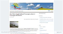 Desktop Screenshot of ioenergia.wordpress.com