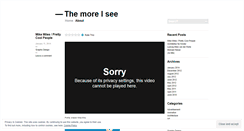 Desktop Screenshot of blogthemoreisee.wordpress.com