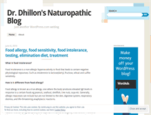 Tablet Screenshot of drdhillon.wordpress.com