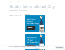 Tablet Screenshot of internationalcity.wordpress.com