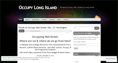 Desktop Screenshot of occupylongisland.wordpress.com