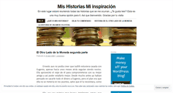 Desktop Screenshot of mishistoriasmiinspiracion.wordpress.com