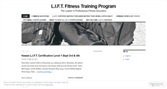 Desktop Screenshot of liftcertified.wordpress.com