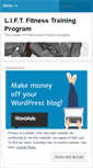 Mobile Screenshot of liftcertified.wordpress.com