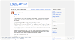 Desktop Screenshot of fabianobarreira.wordpress.com