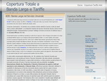 Tablet Screenshot of coperturatariffeadsl.wordpress.com