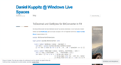 Desktop Screenshot of dkuppitz.wordpress.com