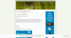 Desktop Screenshot of newlifenewjob.wordpress.com