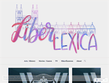 Tablet Screenshot of liberlexica.wordpress.com