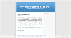 Desktop Screenshot of grooming.wordpress.com