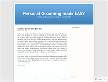 Tablet Screenshot of grooming.wordpress.com