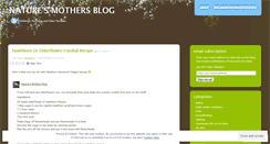 Desktop Screenshot of naturesmother.wordpress.com