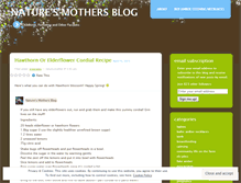 Tablet Screenshot of naturesmother.wordpress.com