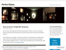 Tablet Screenshot of perfectdates.wordpress.com