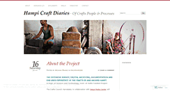 Desktop Screenshot of hampicrafts.wordpress.com
