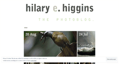 Desktop Screenshot of hilaryhigginsblog.wordpress.com