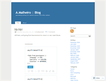 Tablet Screenshot of amalheiro.wordpress.com