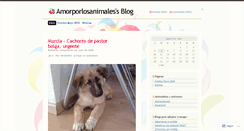 Desktop Screenshot of amorporlosanimales.wordpress.com