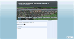 Desktop Screenshot of colonialhills.wordpress.com