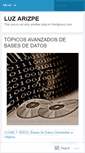 Mobile Screenshot of luzarizpe.wordpress.com