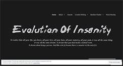 Desktop Screenshot of evolutionofhatred.wordpress.com