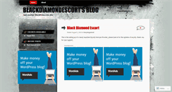 Desktop Screenshot of blackdiamondescort.wordpress.com
