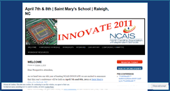 Desktop Screenshot of ncaisinnovate11.wordpress.com