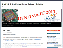 Tablet Screenshot of ncaisinnovate11.wordpress.com