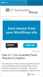 Mobile Screenshot of ctsummationblog.wordpress.com