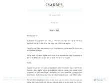 Tablet Screenshot of isadres.wordpress.com