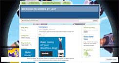 Desktop Screenshot of microvoltsmv.wordpress.com
