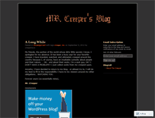 Tablet Screenshot of creepersrus.wordpress.com