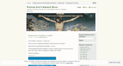 Desktop Screenshot of pastorjonmarxy.wordpress.com