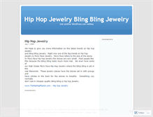 Tablet Screenshot of hiphopjewelryblingblingjewelry.wordpress.com