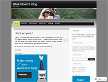 Tablet Screenshot of blinkfotoinc.wordpress.com