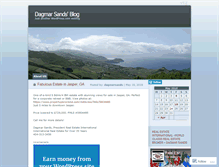 Tablet Screenshot of dagmarsands.wordpress.com