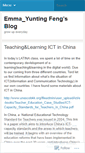 Mobile Screenshot of emmayuntingfeng.wordpress.com