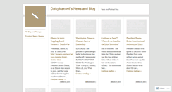 Desktop Screenshot of daisymaxwell.wordpress.com