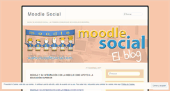 Desktop Screenshot of moodlesocial.wordpress.com